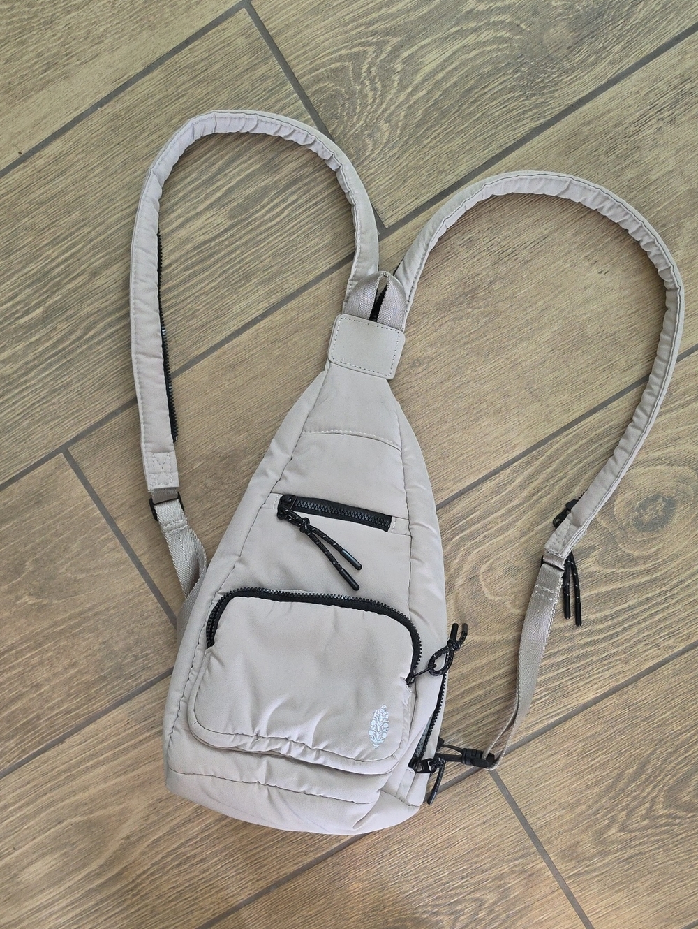 FP Movement by Free People Light Beige Sling Shoulder Bag